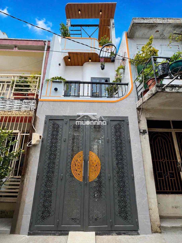 Nhà mới đẹp 3x14 1 trệt 2 lầu hẻm xe hơi bình trị đông bình tân