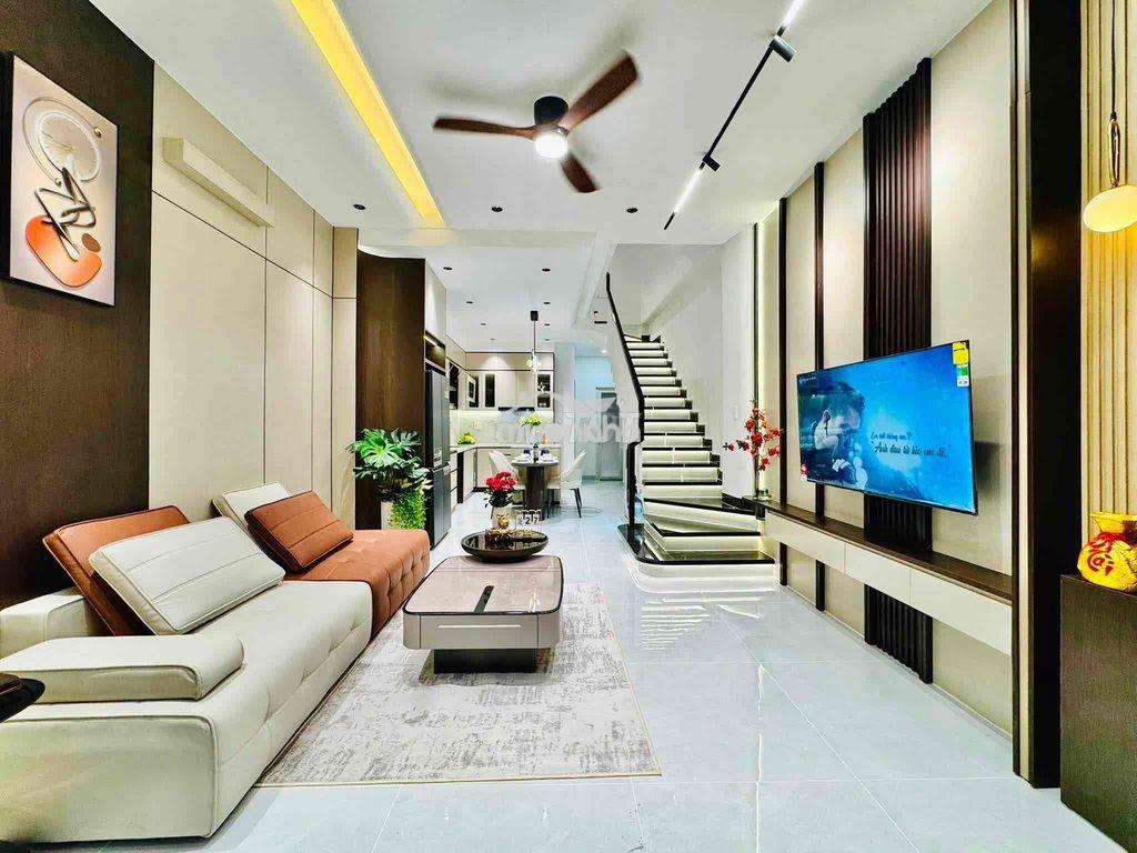Dt 4m x 16m nhà xây mới đẹp. 4 phòng ngủ - bùi đình túy - bình thạnh - 2