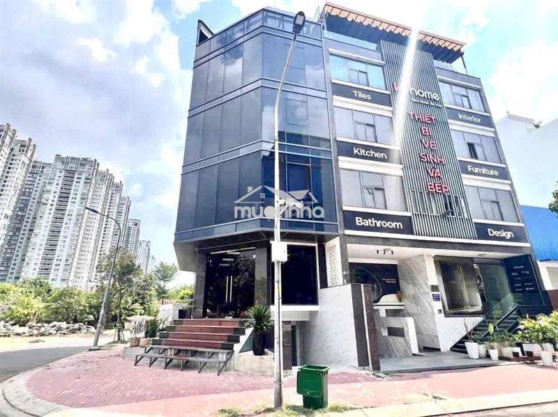 Cho thuê toà nhà góc 3 mt, 6x20m, hầm trệt 4 lầu thang máy 85 triệu