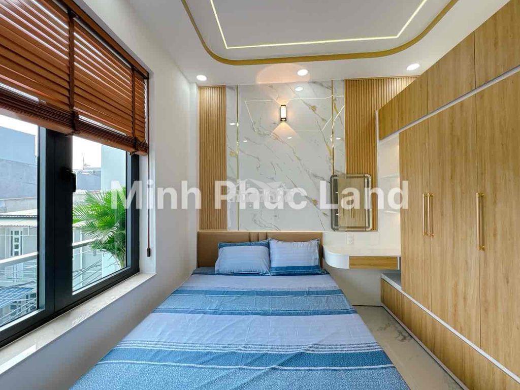 Nhà mới đẹp – ngang 6,4m – 64m2 4 tầng 5pn - giáp quận 7 - 3