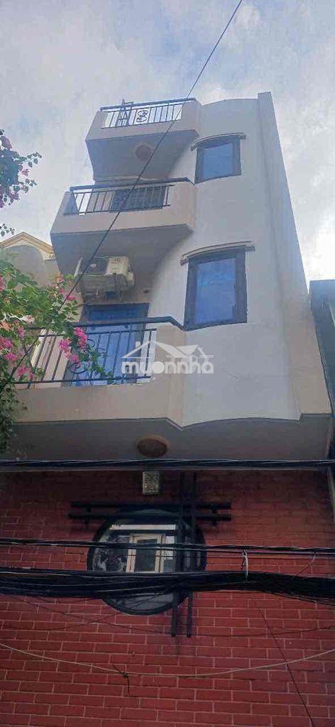 Nhà trệt 3 lầu có sân thượng, đường xvnt p21 bt