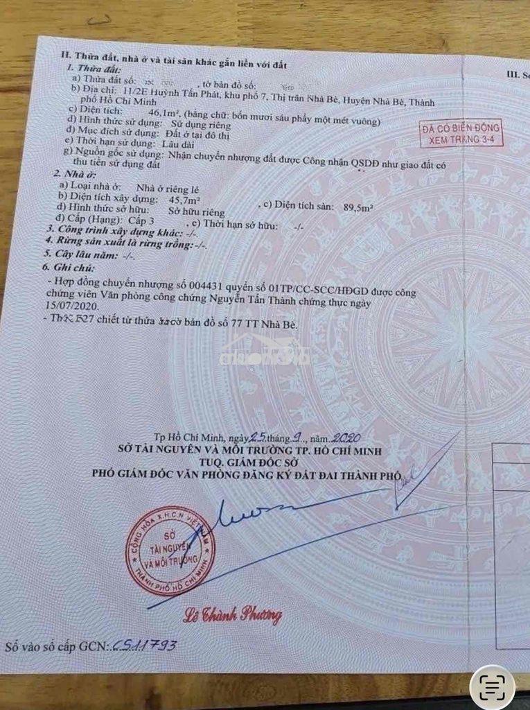 ✅Nhà hỗ trợ vay bank,  cạnh trường lâm văn bền,cách mt 20m