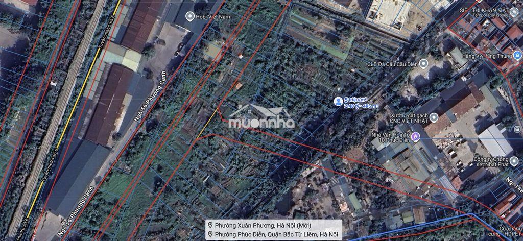 Bán nhanh đất nn 495m² xuân phương, nam từ liêm – 5tr/m² - 4