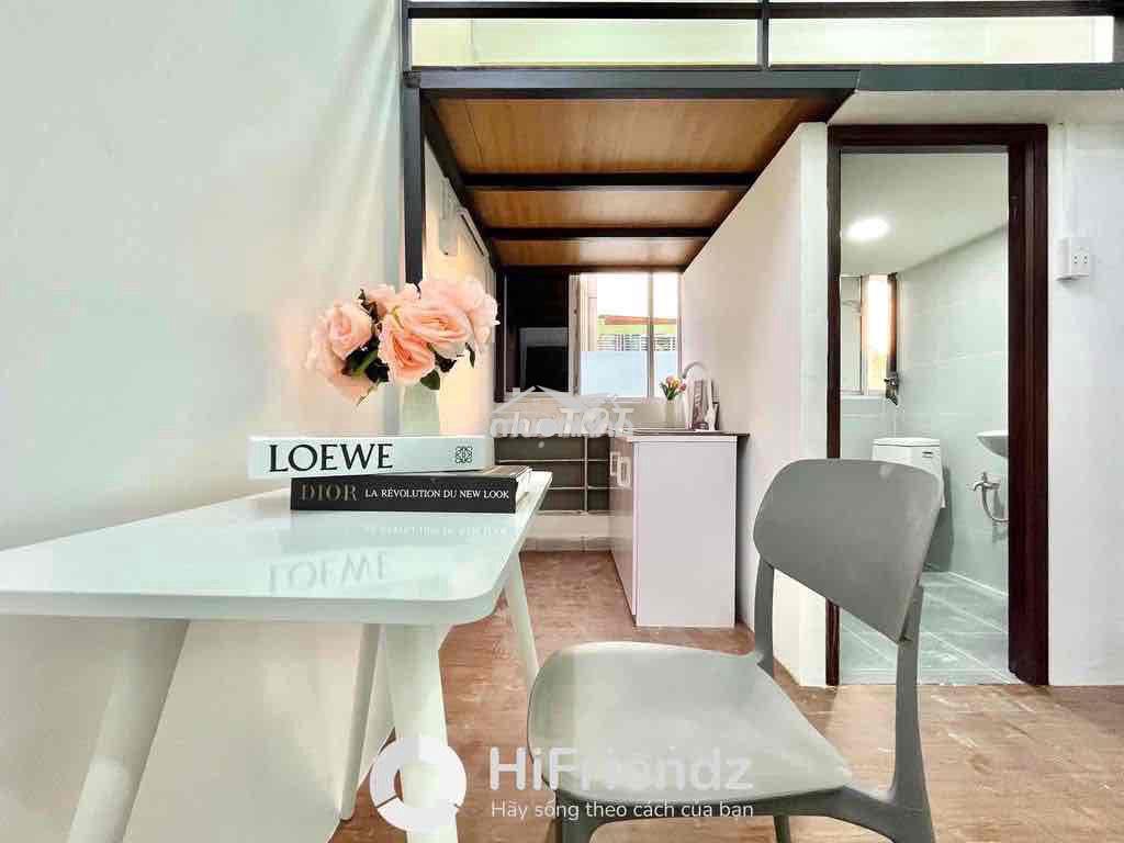 Cho thuê phòng gác full nội thất cửa sổ gần đh ueh - đh hoa sen - Ảnh 3