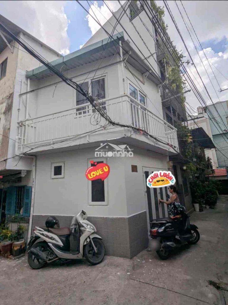 2.4ty có nhà huỳnh văn bánh 2 tầng sổ nở hậu hẻm xe hơi - 2