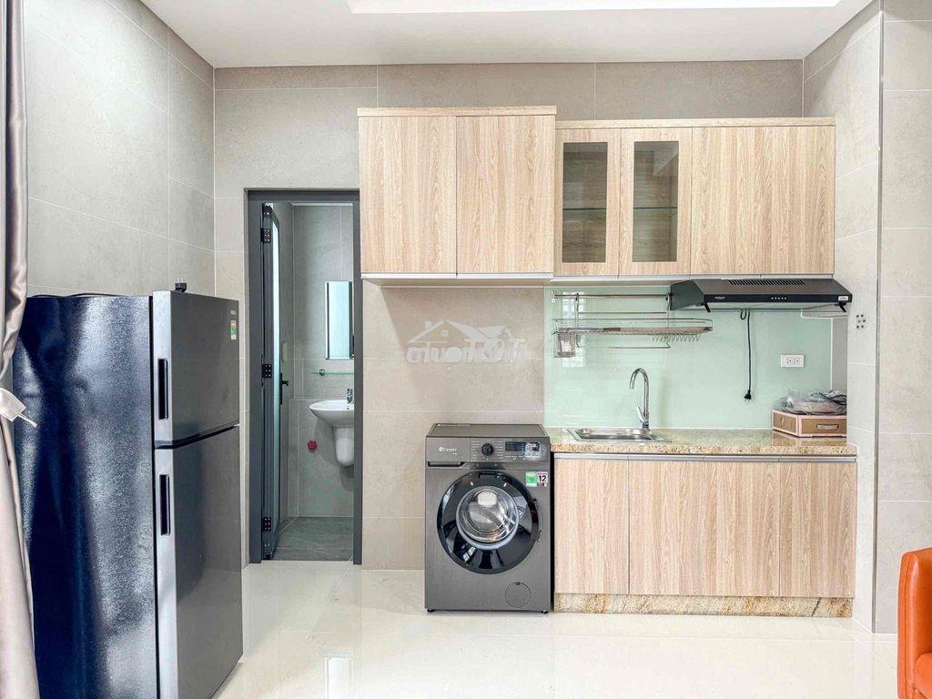 💥Căn hộ 1 phòng ngủ, hầm xe, thang máy, bảo vệ, full nội thất, bancony - Ảnh 3