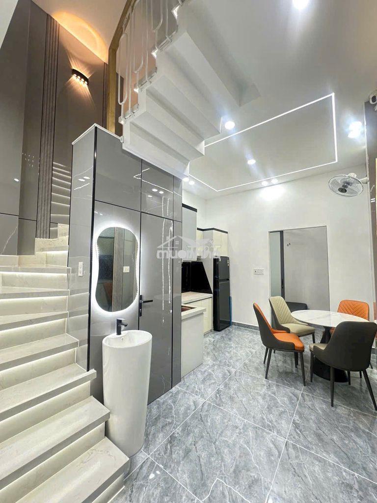 (Gò vấp)hẻm xe hơi 4m, 3pn/3wc (có pn trệt), gần emart 2, cách qt 500m - 3