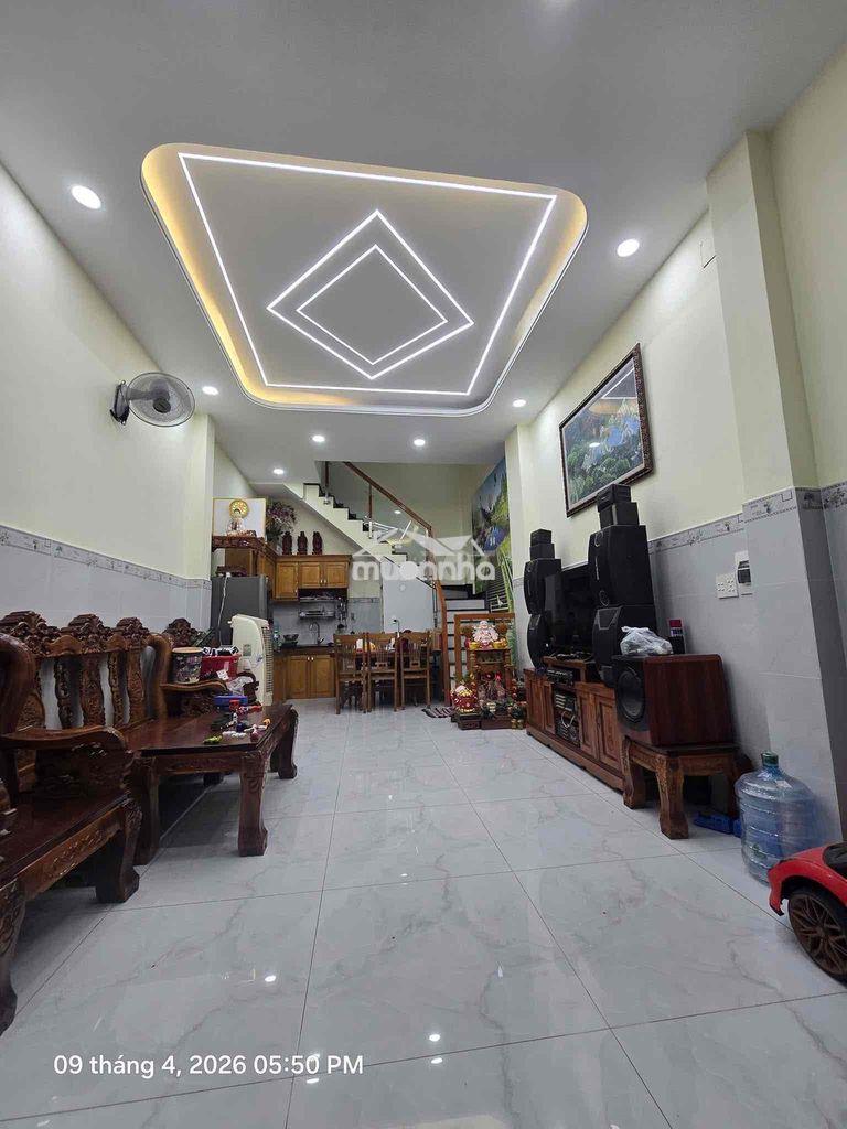 4x12, nhà đúc 3 tấm hẻm 6m thông đường hương lộ 2 - 2