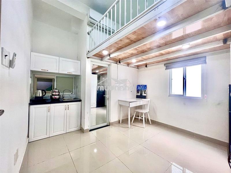 Phòng gác lửng thoáng, tiện nghi gần coopmart nhiêu lộc
