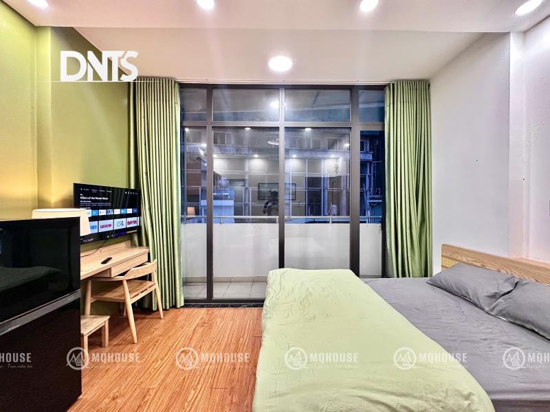 Cho thuê studio ban công 35m2 có thang máy ngay trung tâm q1 - chợ bến thành - bitexco - công viên 23/9 - 4