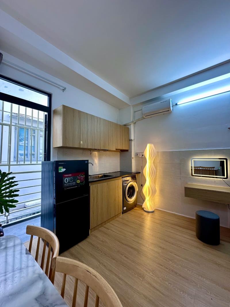 Cho thuê căn hộ  studio cô bắc – phú nhuận – ban công – phòng thoáng – máy giặt riêng - 2