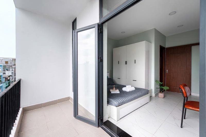 Cho thuê studio ban công 25m2 có máy giặt riêng - thang máy - ngay cầu thị nghè - thảo cầm viên - đài truyền hình tphcm - 3