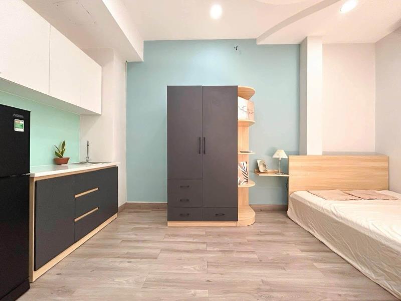 Studio mới xây có thang máy, full nt ngay vhu, ueh, parcmall quận 8 - 2