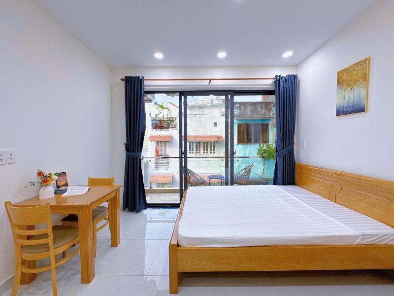 🏠 Căn hộ 35m2 - ban công, thang máy - full nội thất - gần đh văn lang  - Ảnh 3