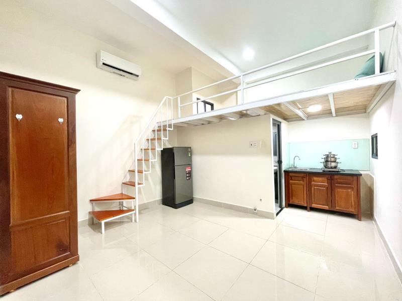Duplex 30m2 full nội thất gần ngã 4 hàng xanh, đh gtvt