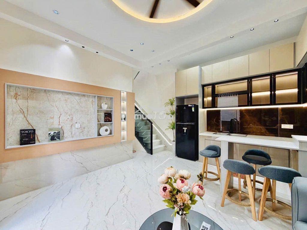 Nhà hẻm 5m tân hoà đông, 42m2, 2 tầng đúc, có pn trệt, kế chợ phú lâm - Ảnh 2