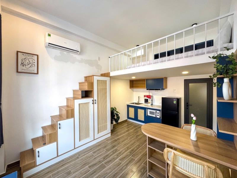 Phòng 45m² gác cao mới rộng – gần gdu, học viện hàng không, ufm | hồ văn huê