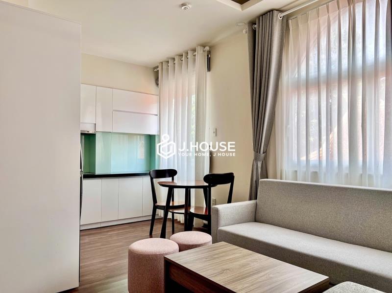 Cho thuê 1pn ban công 40m2 cao cấp có thang máy ngay công viên lê văn tám - hồ con rùa - thảo cầm viên sg - gem center - Ảnh 3