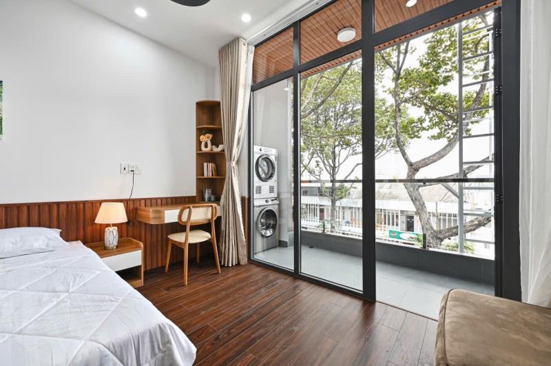 Cho thuê 1pn ban công 50m2 có máy giặt, sấy riêng ngay công viên lê văn tám - cầu kiệu - nhà thờ tân định - Ảnh 4