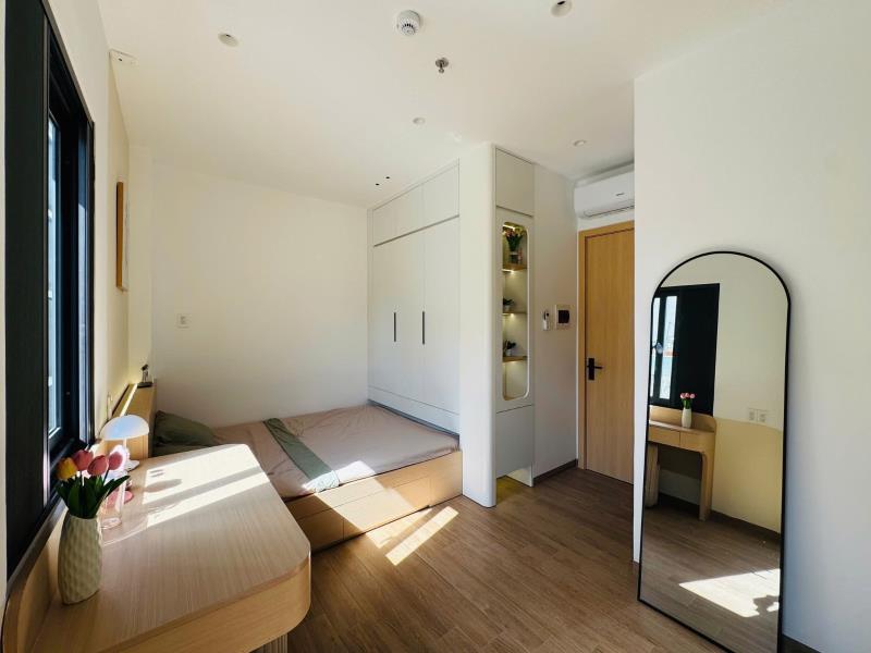 Cho thuê studio ban công 25m2 new 100% có thang máy ngay chợ bà chiểu - trường đại học văn lang - học viện cán bộ tphcm - Ảnh 2