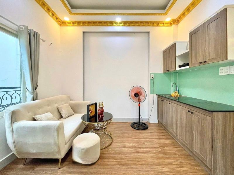 Cho thuê căn hộ ban công - tách bếp có ban công rộng rãi - thiết kế hiện đại - thoáng mát thuận tiện di chuyển q1, các quận lân cận - an ninh - Ảnh 4
