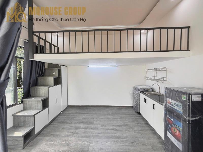 Cho thuê duplex ban công 30m2 có máy giặt riêng ngay chợ bà chiểu - công viên gia định - ngã tư phú nhuận