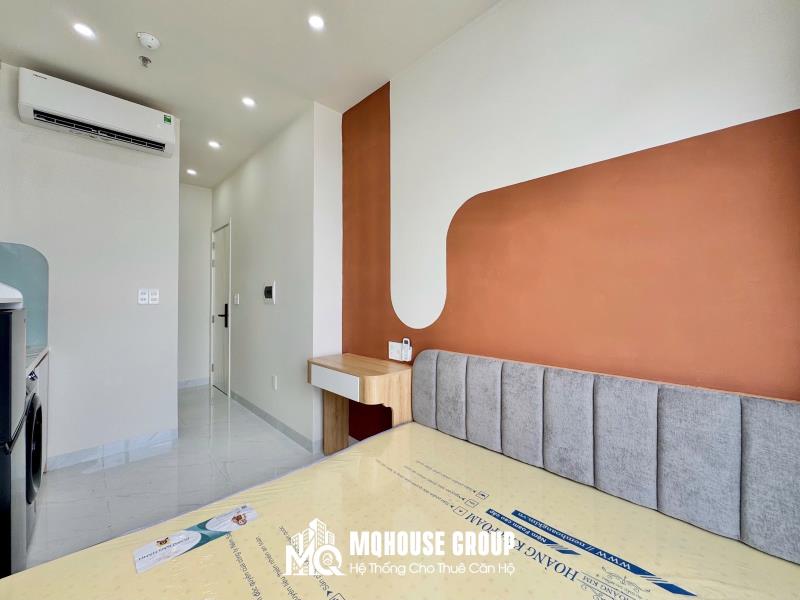 Cho thuê studio 25m2 new 100% có thang máy - máy giặt riêng ngay chợ bà chiểu - đại học văn lang - học viện cán bộ tphcm - Ảnh 3