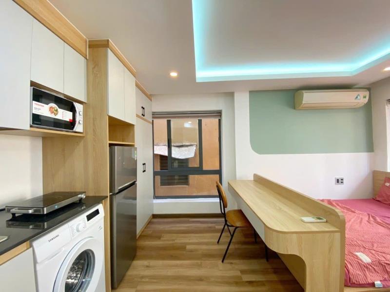 Trống studio cửa sổ lớn, full nội thất, máy giặt riêng, nội thất mới đẹp - Ảnh 2