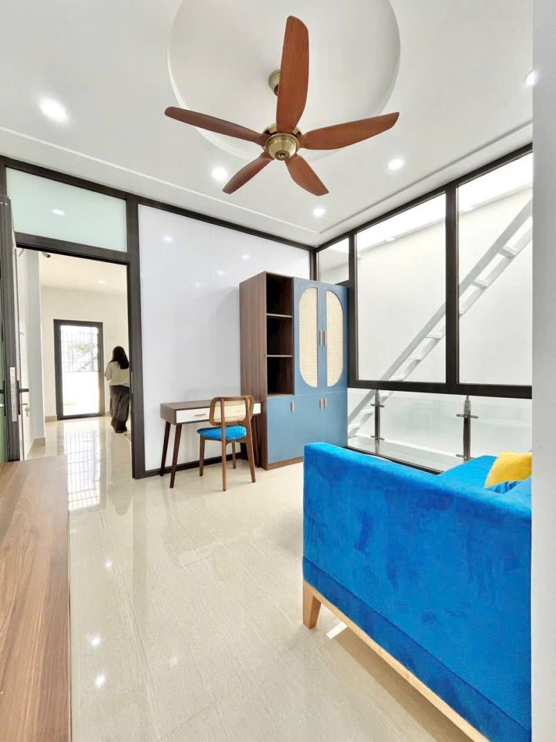 Cho thuê 1pn ban công 40m2 có máy giặt riêng ngay chợ bà chiểu - đại học văn lang - cầu bình lợi - Ảnh 4