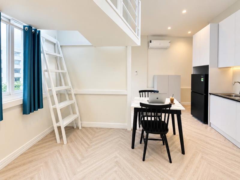 Cho thuê duplex ban công 30m2 có máy giặt riêng ngay ngã tư hàng xanh - cầu thị nghè - thảo cầm viên - đài truyền hình tphcm - Ảnh 4