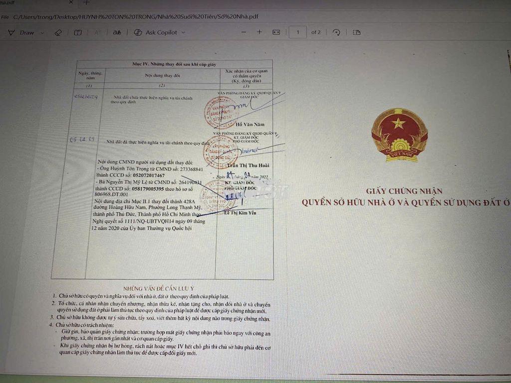 Cần bán nhà nát gần bv ung bướu cơ sở 2 - Ảnh 2
