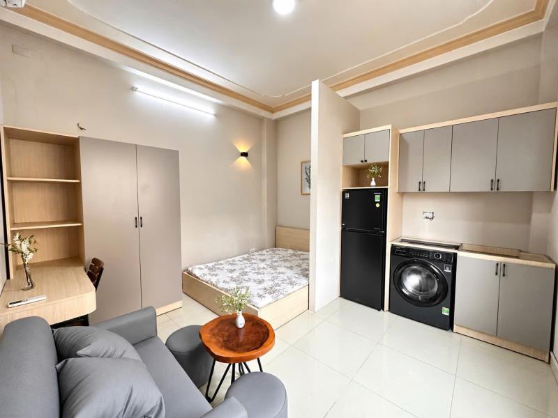 Studio cửa sổ , full nội thất , phòng siêu đẹp tại bình thạnh - Ảnh 2