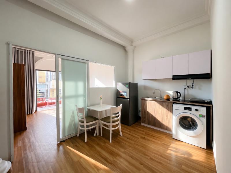 Cho thuê 1pn ban công 40m2 máy giặt riêng ngay ngã tư hàng xanh - cầu thị nghè - thảo cầm viên sg - Ảnh 4