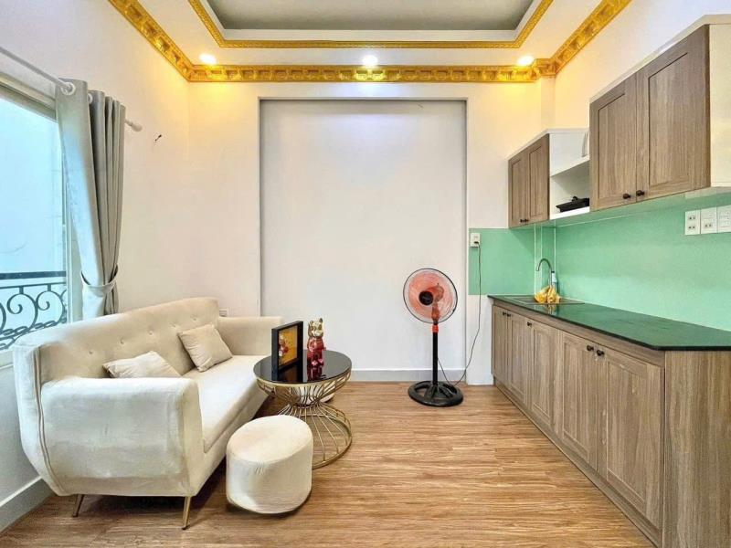 Căn hộ cho thuê bancol 40m2 full nội thất nằm gần lotte mart vivo city ufm rmit tdt ntt quận 7 - Ảnh 3