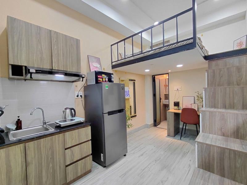 Cho thuê căn hộ full nội thất gần trường đh y được ,đh gia đinh – hồ văn huê, p.8, phú nhuận