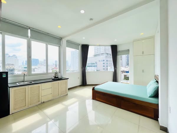 Studio bancon full tiện nghi tại đường d1 gần metro tân cảng, đh gtvt - Ảnh 2