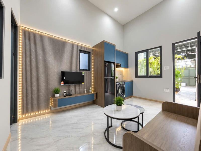 Cho thuê căn hộ dịch vụ có gác cửa sổ siêu thoáng tại ung văn khiêm – gần hutech, uef, văn lang cs3, ftu, uth