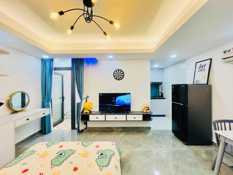 Cho thuê căn hộ rộng 45m² điện biên phủ – máy giặt riêng – rộng thoáng – gần quận 1