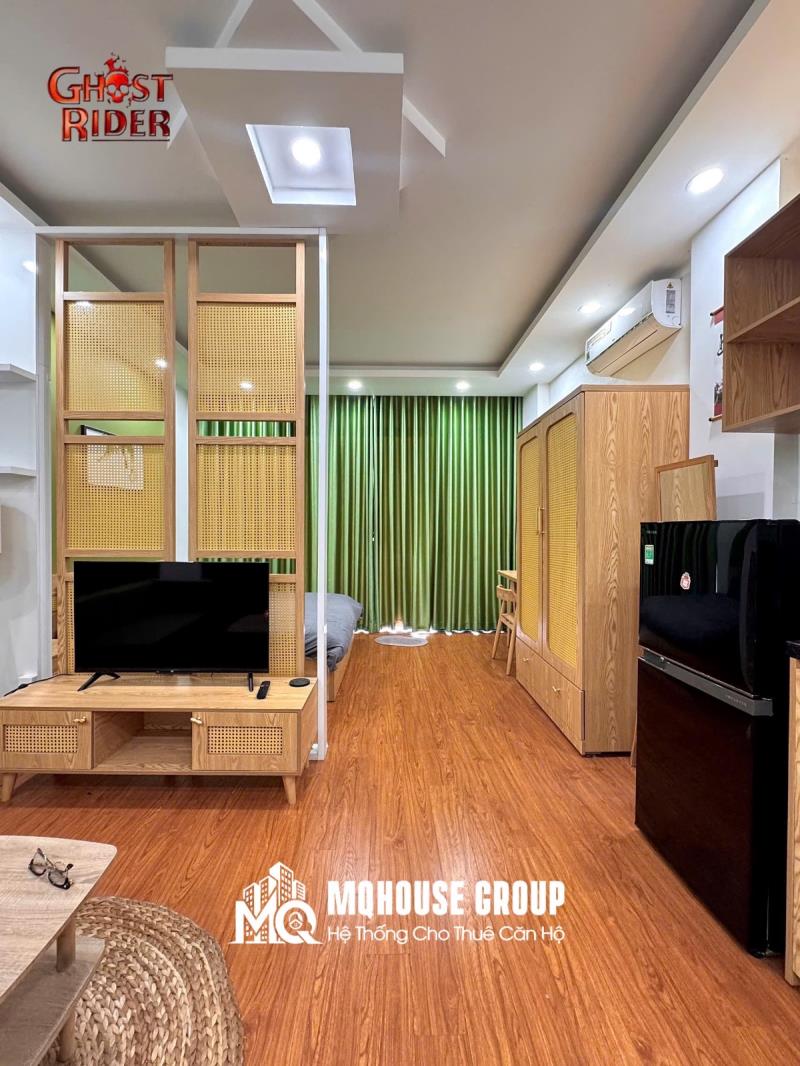 Cho thuê studio ban công 35m2 có thang máy - máy giặt riêng ngay công viên 23/9 - phố đi bộ bùi viện - cầu ông lãnh - Ảnh 3