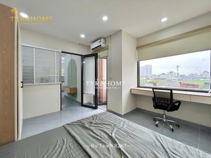 Cho thuê căn hộ 1pn rộng, ban công & cửa sổ lớn, máy giặt riêng - lê văn sỹ, q3 gần phú nhuận & q1