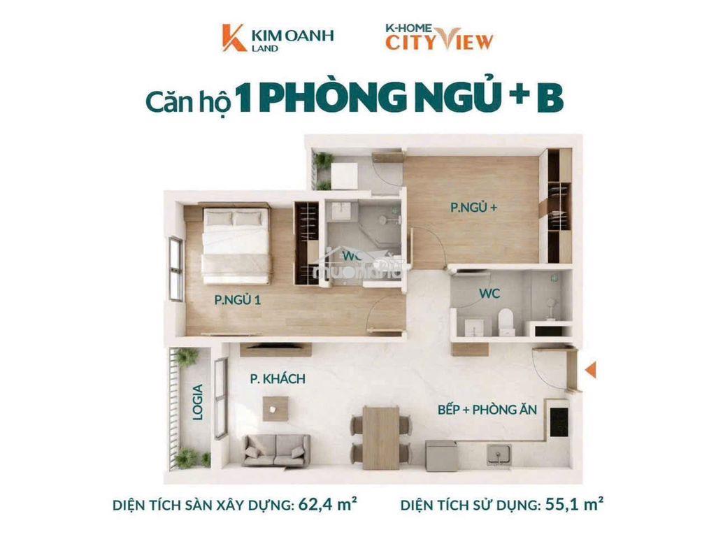 Nhà ở xã hội biên hòa, đông nai 48m² chỉ 1,091 tỷ - Ảnh 3