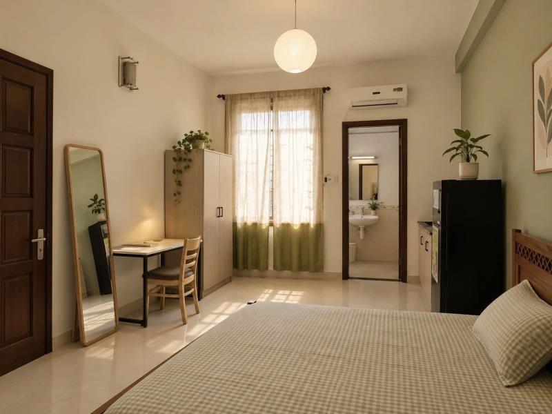 Studio cửa sổ lớn full nội thất(nội thất mới) - Ảnh 3