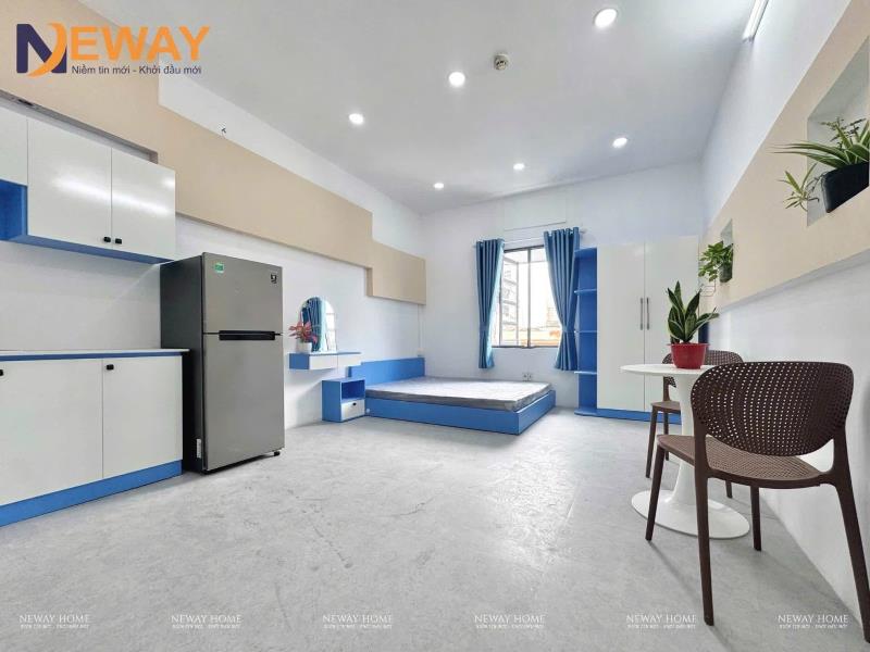 Cho thuê căn hộ dịch vụ dạng 1pn - full nội thất | ngay etown cộng hoà, học viện hàng không