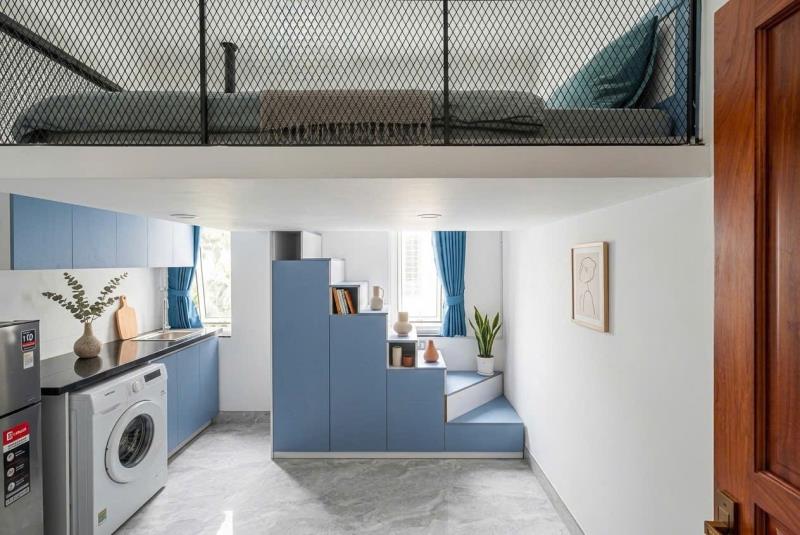 Không gian sống hiện đại - tone xanh biển hài hoà - duplex gác cao full nội thất - gần đh văn lang - Ảnh 3