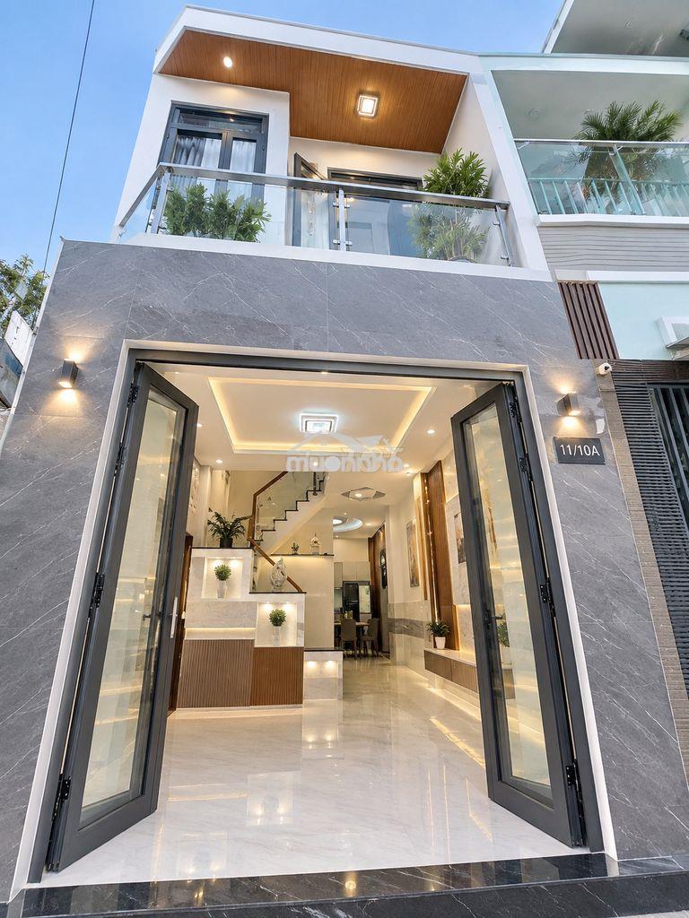 Bán nhà mới full nội thất, dt 60m2, 3 tầng 2pn cầm 3 tỷ nhận nhà
