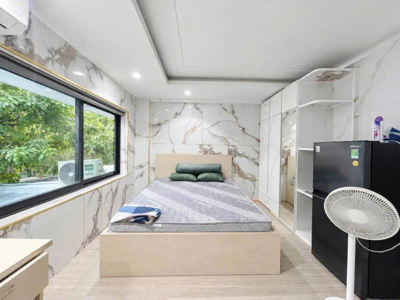 Cho thuê studio cửa sổ trời full nội thất gần đh văn lang - Ảnh 4