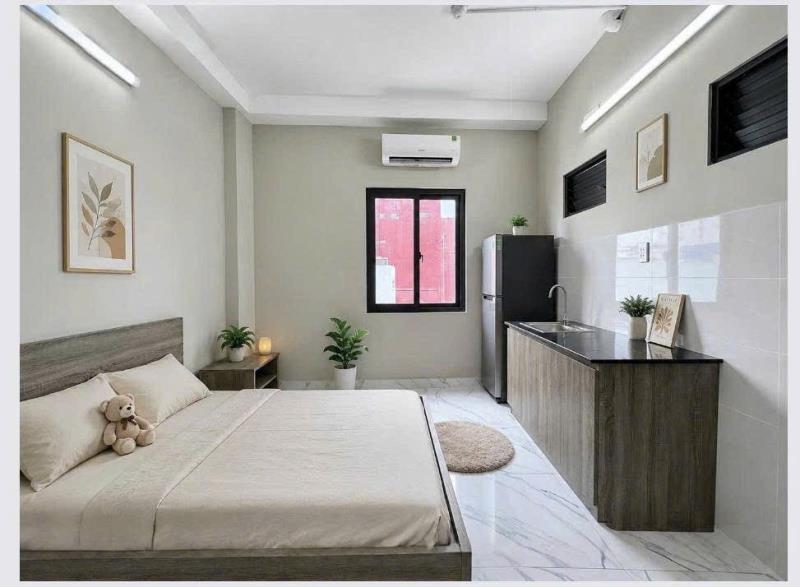 Cho thuê căn hộ cửa sổ thoáng sáng, full nội thất – gần hutech, ngoại thương - ung văn khiêm, bình thạnh - Ảnh 3