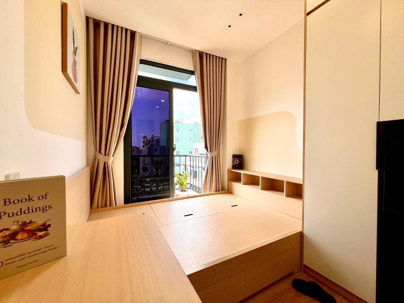 Căn hộ studio full nt - ban công mới xịn sò - Ảnh 2