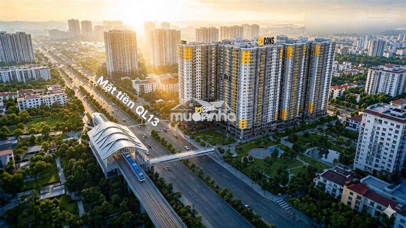  3pn căn hộ bcons new sky, thanh toán 10%/năm, cam kết thuê 15 triệu