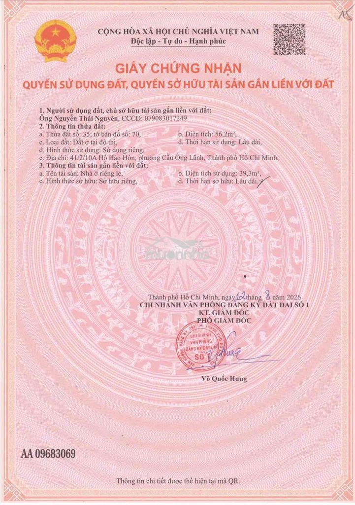 🔥 Hot hot – siêu phẩm ngay trung tâm quận 1🔥 chính chủ cần bán nhà 41